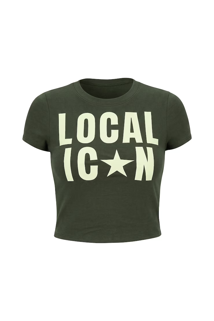 Supersoft Cropped Crewneck T-Shirt - Image 2