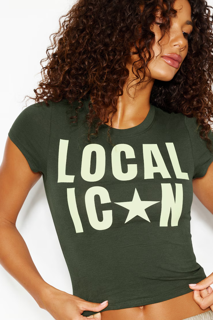 Supersoft Cropped Crewneck T-Shirt - Image 5