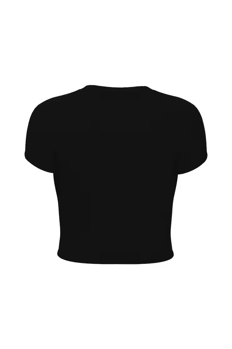 Supersoft Cropped Crewneck T-Shirt - Image 7