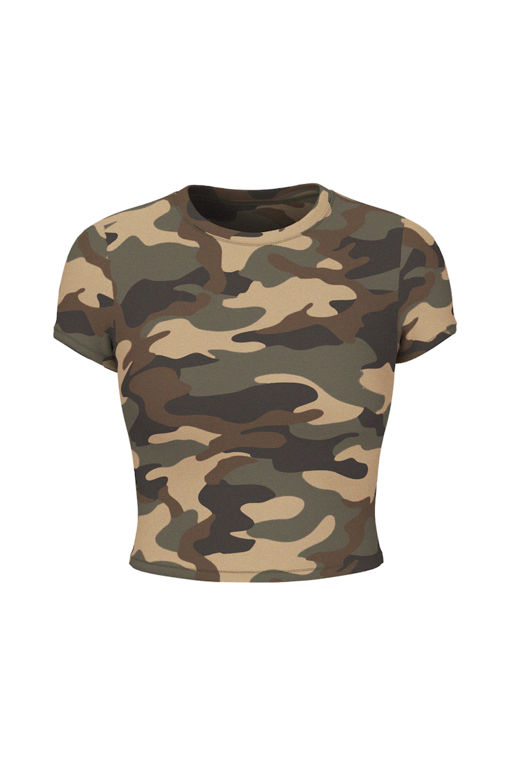 Alternative view of Supersoft Cropped Crewneck T-Shirt