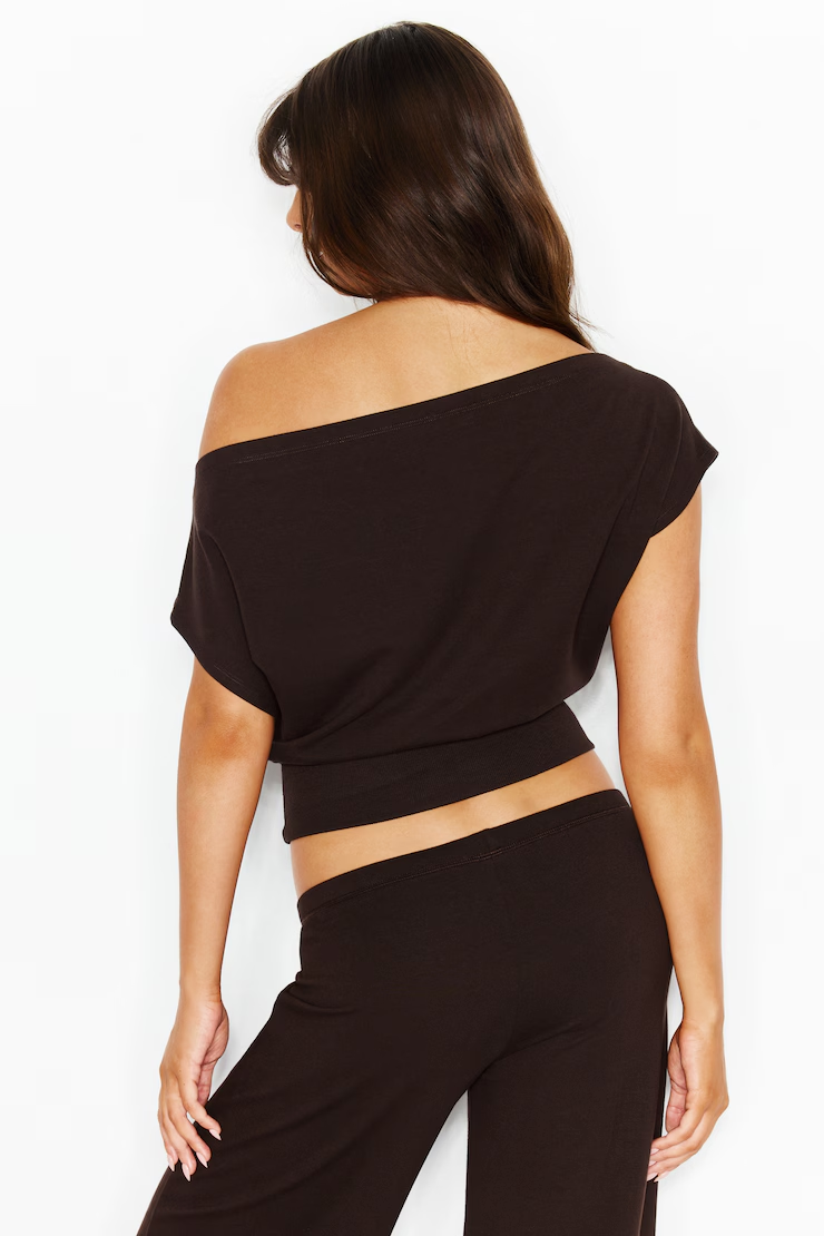Stretchterry Off Shoulder Top - Image 6
