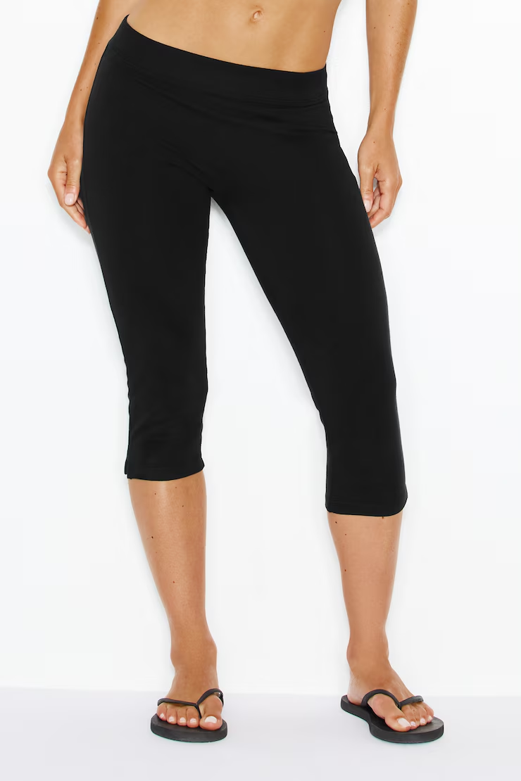 Alternative view of Stretchterry Capri Pants