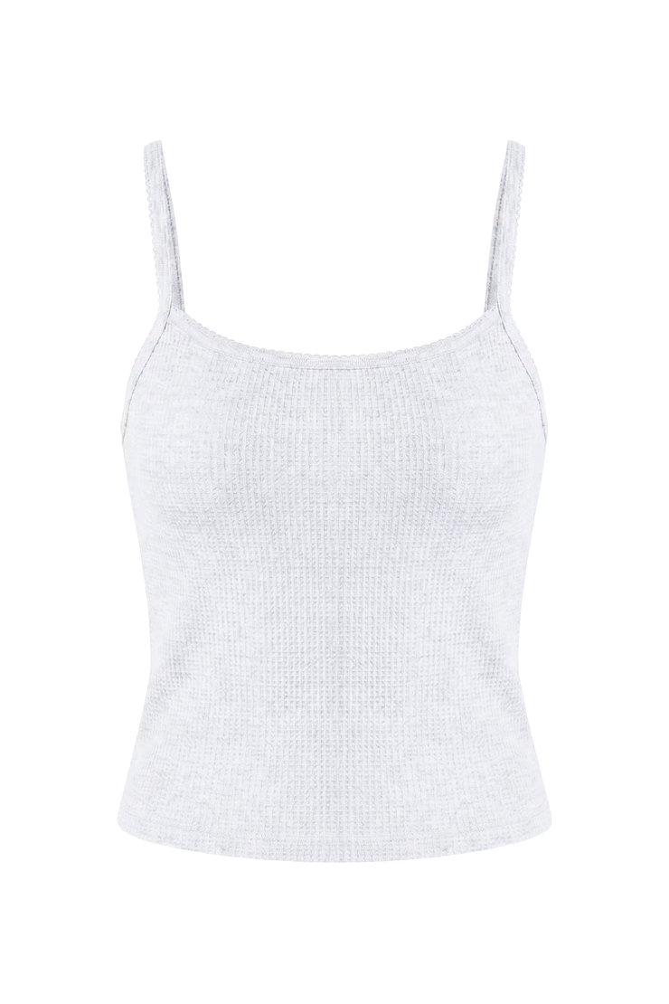 Alternative view of Waffle Cami Top