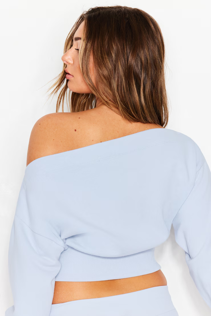Softterry Rib Off Shoulder Sweater - Image 3
