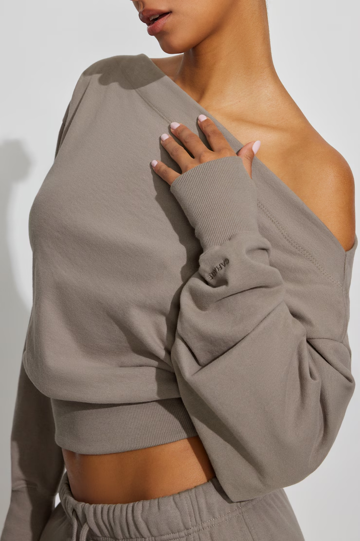 Alternative view of Softterry Rib Off Shoulder Sweater