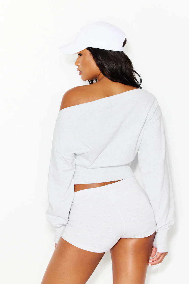 Softterry Rib Off Shoulder Sweater - Image 4