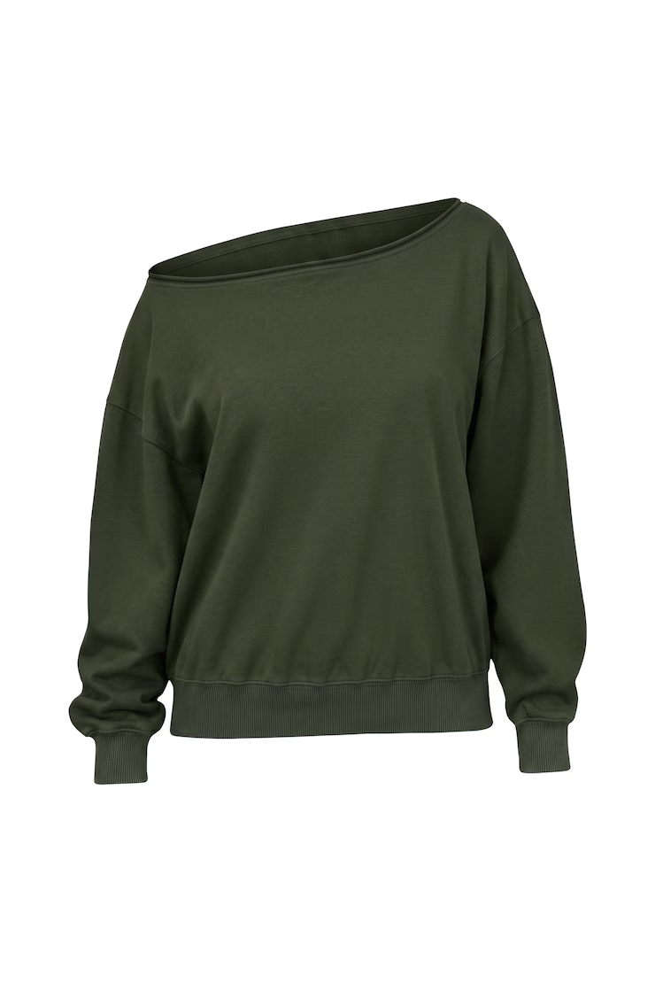 Alternative view of Softterry Off Shoulder Sweatshirt