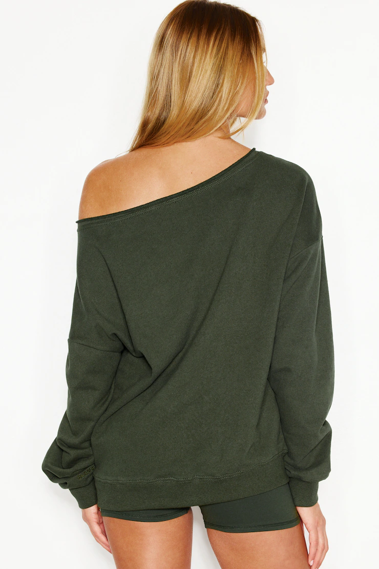 Softterry Off Shoulder Sweatshirt - Image 6