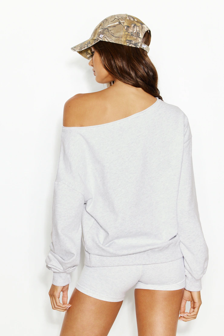 Softterry Off Shoulder Sweatshirt - Image 5
