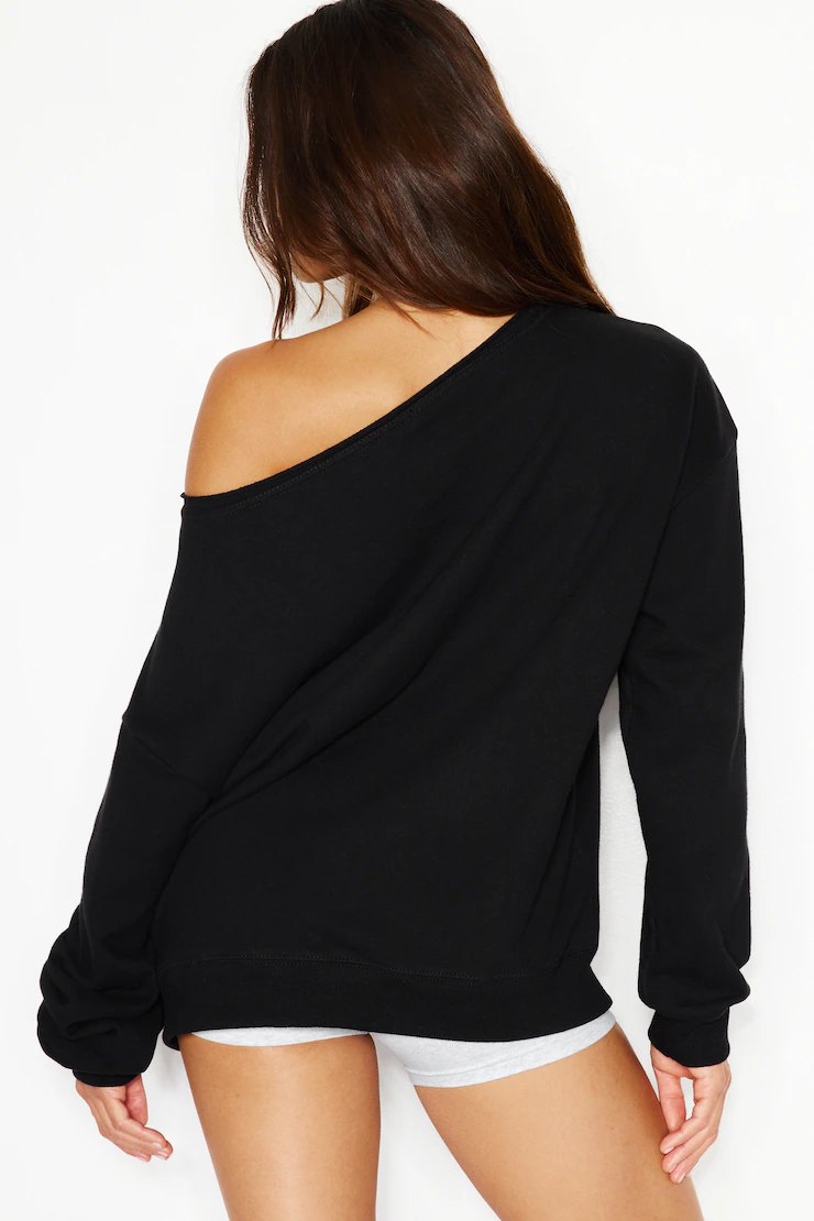 Softterry Off Shoulder Sweatshirt - Image 6