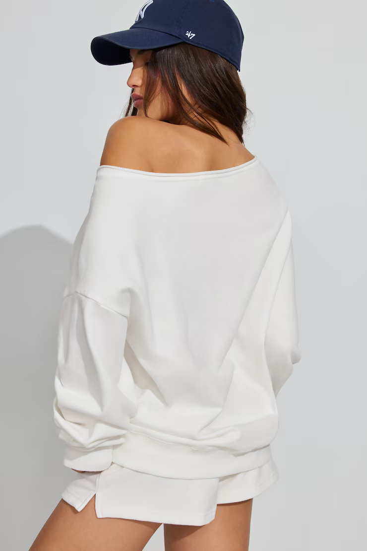 Softterry Off Shoulder Sweatshirt - Image 3