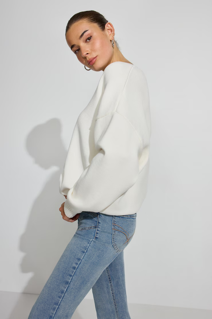 V-Neck Oversized Sweater - Image 3