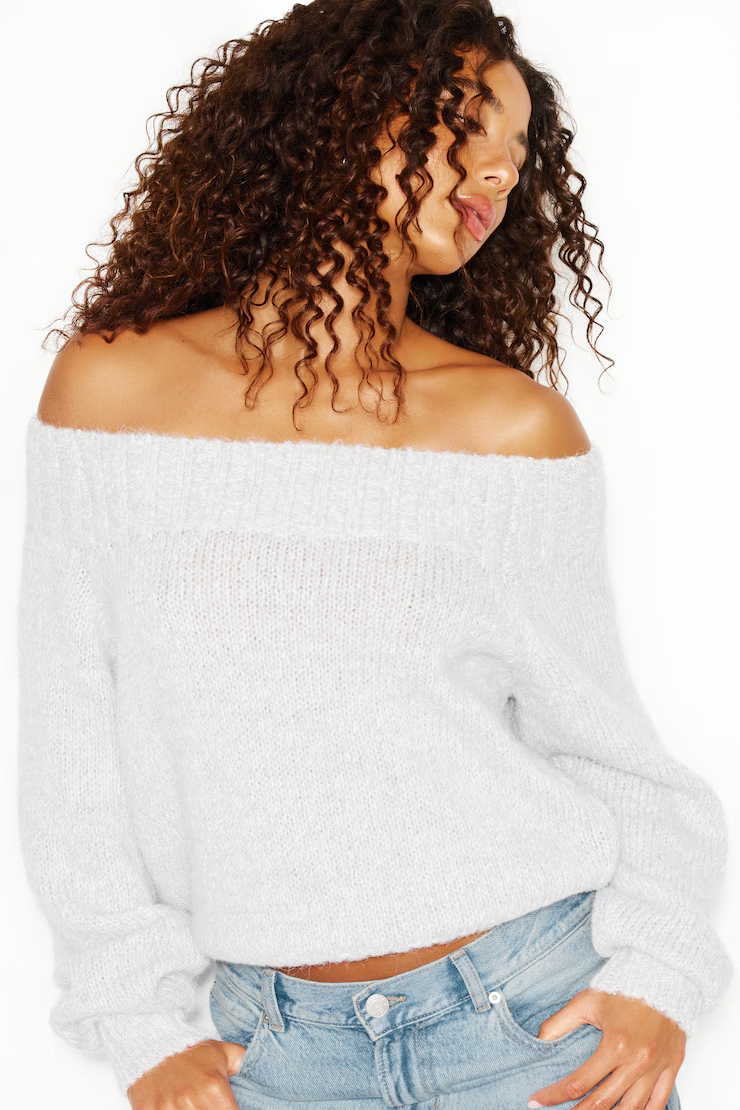Undone Off Shoulder Sweater