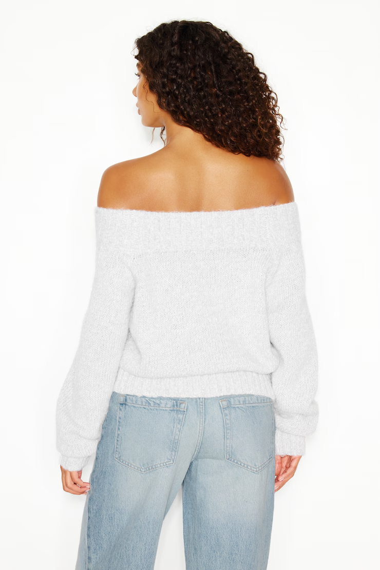 Undone Off Shoulder Sweater - Image 3