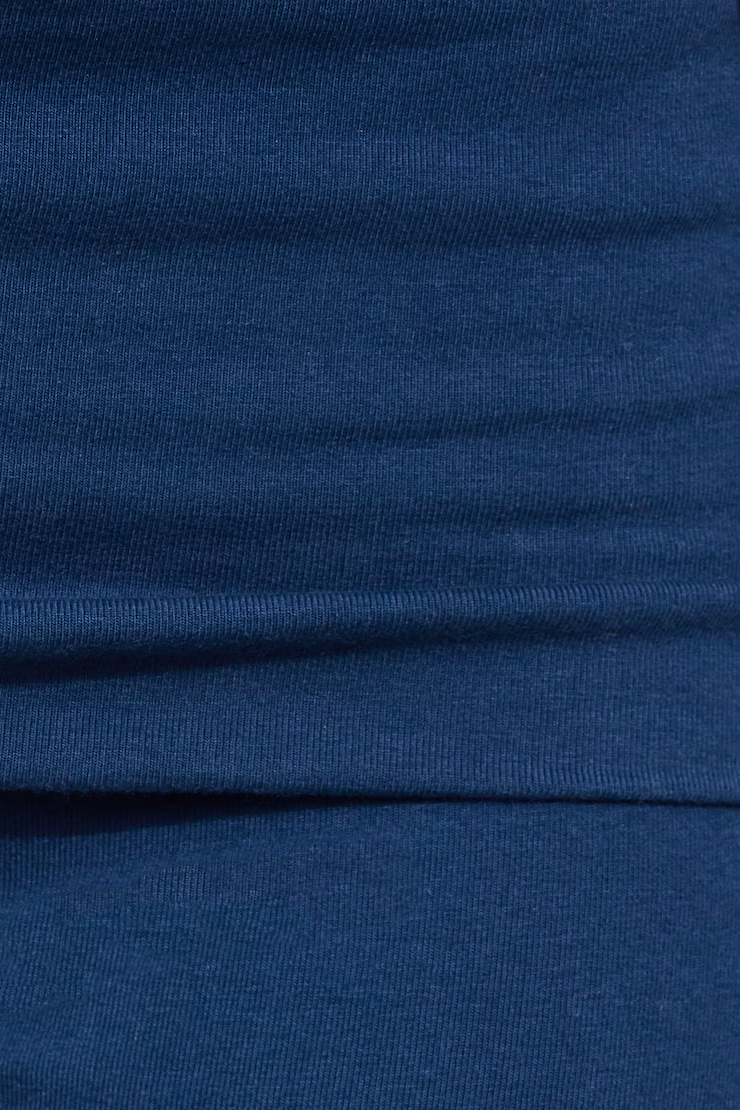 Soft Cotton Fold Over Flare Pants - Image 4