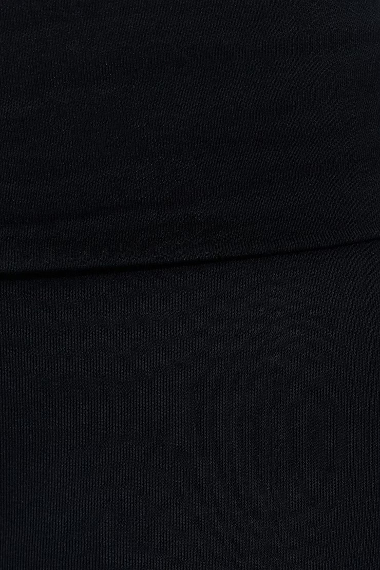 Soft Cotton Fold Over Flare Pants - Image 5