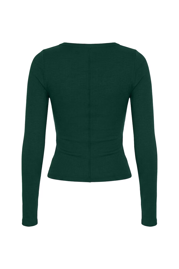 Snatchrib Scoop Neck Longsleeve Top - Image 7