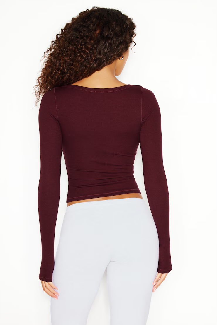 Snatchrib Crossover Longsleeve Top - Image 5