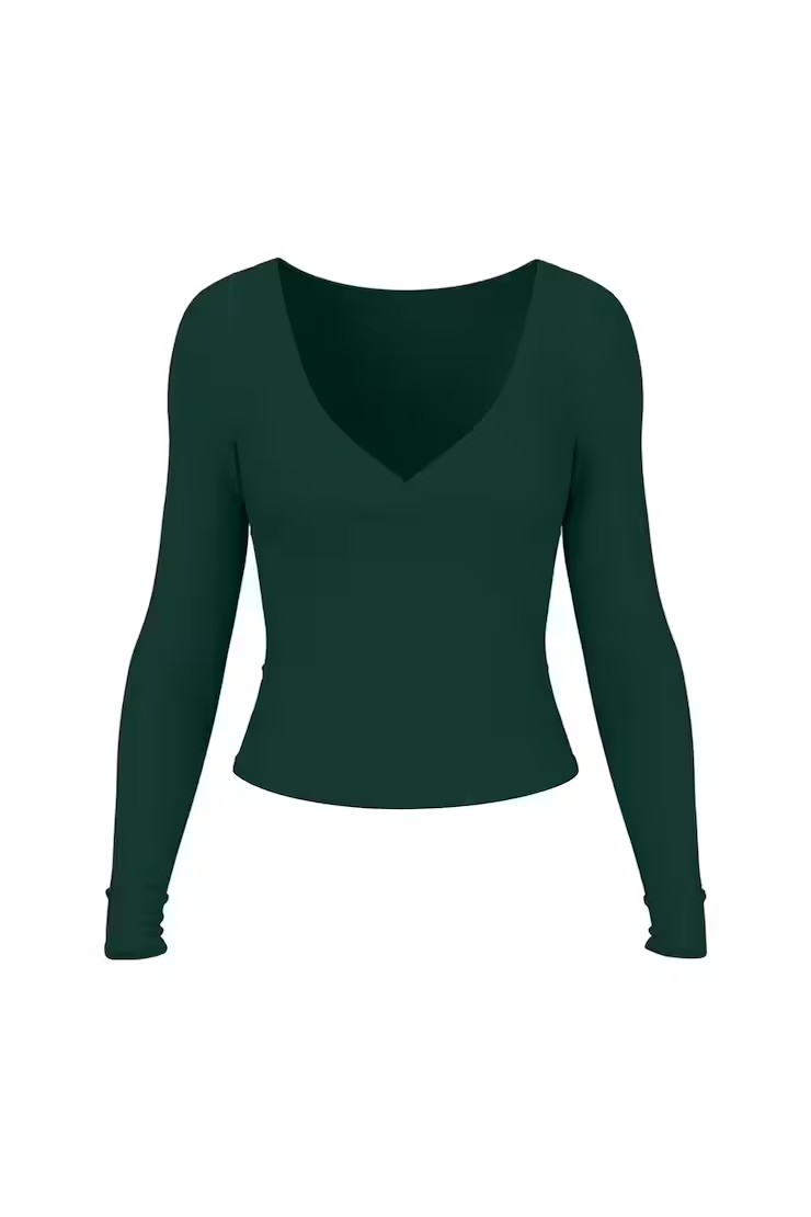 Snatchrib Crossover Longsleeve Top - Image 2