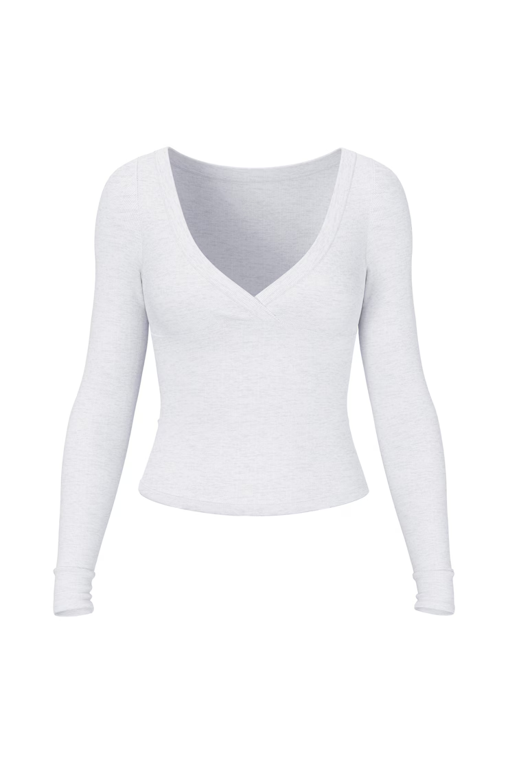 Snatchrib Crossover Longsleeve Top - Image 2