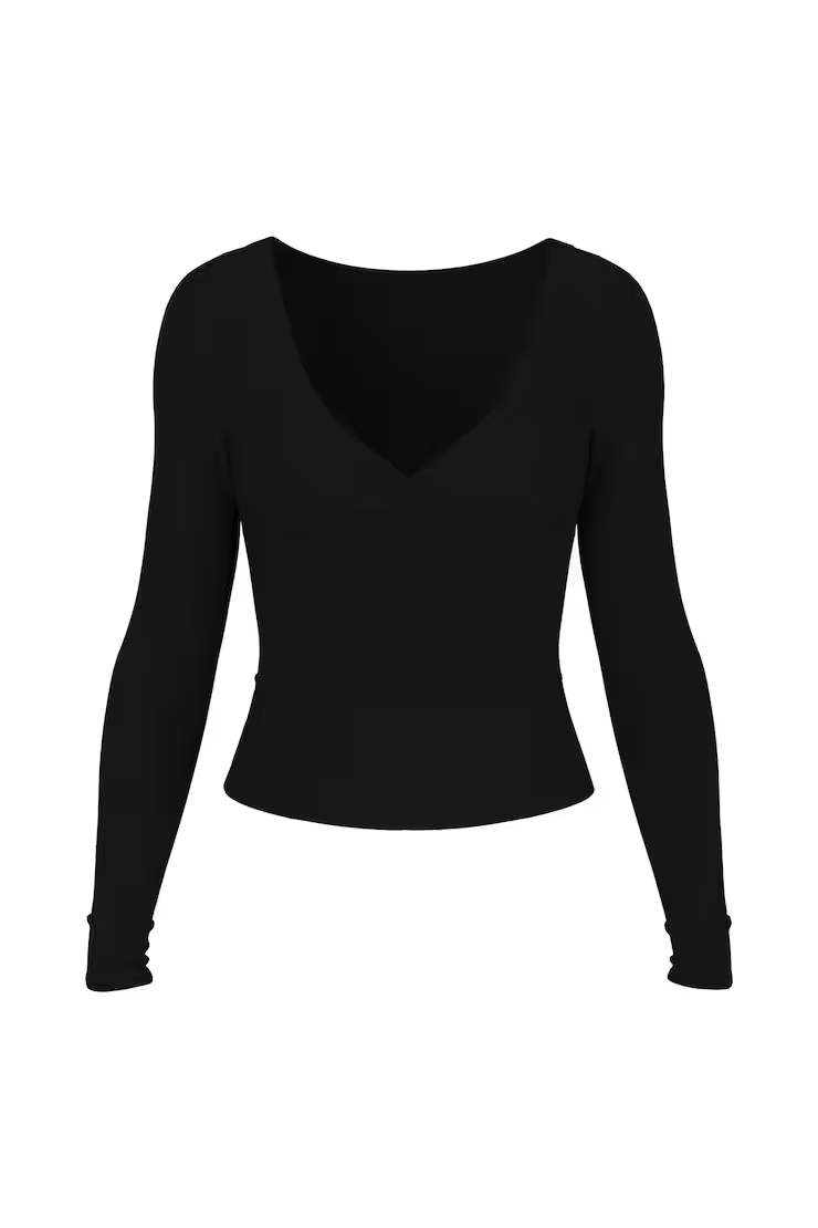 Snatchrib Crossover Longsleeve Top - Image 2