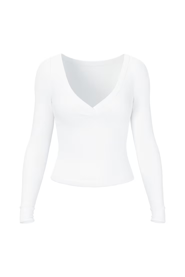 Snatchrib Crossover Longsleeve Top - Image 2