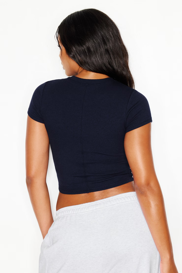 Snatchrib Cropped Crewneck T-Shirt - Image 6