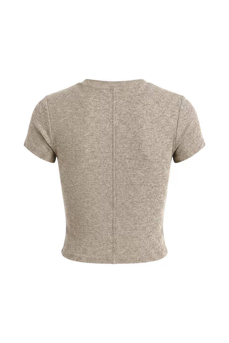 Snatchrib Cropped Crewneck T-Shirt - Image 7