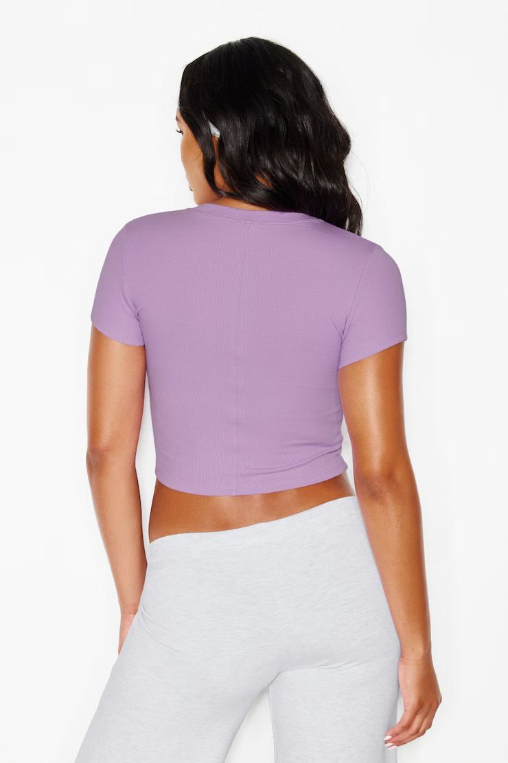 Snatchrib Cropped Crewneck T-Shirt - Image 6