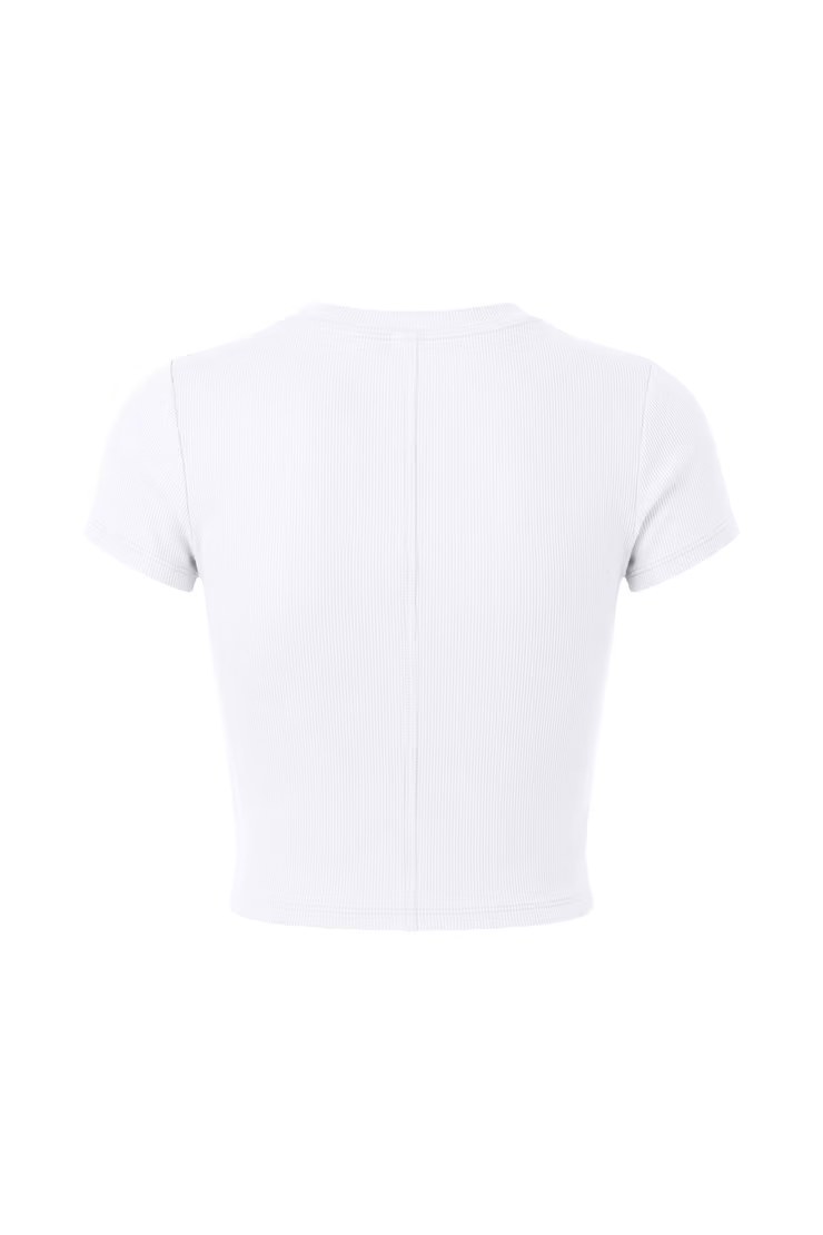 Snatchrib Cropped Crewneck T-Shirt - Image 7