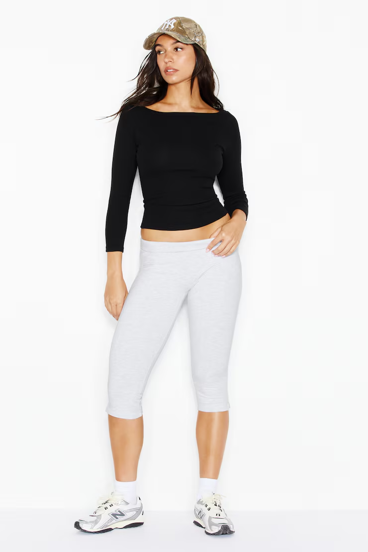 Snatchrib 3/4 Sleeve Top - Image 4