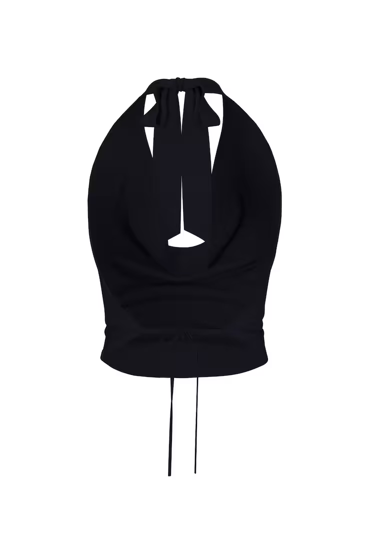 Smooth Open Back Cowl Top - Image 8