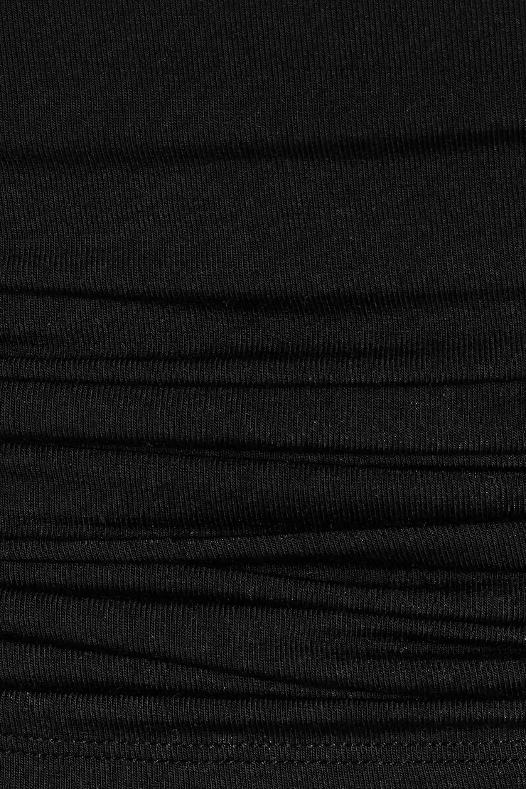 Smooth Boat Neck Side Tie T-Shirt - Image 5