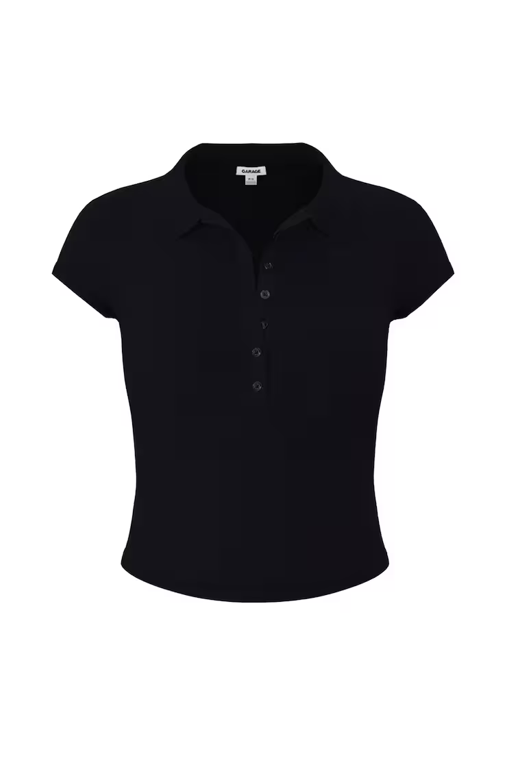 Alternative view of Sleek Short Sleeve Polo Top