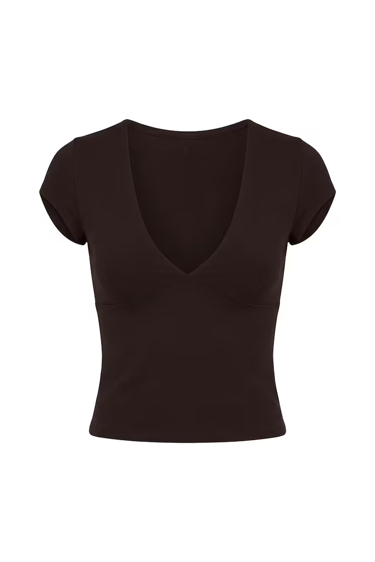 Alternative view of Sleek Plunge T-Shirt