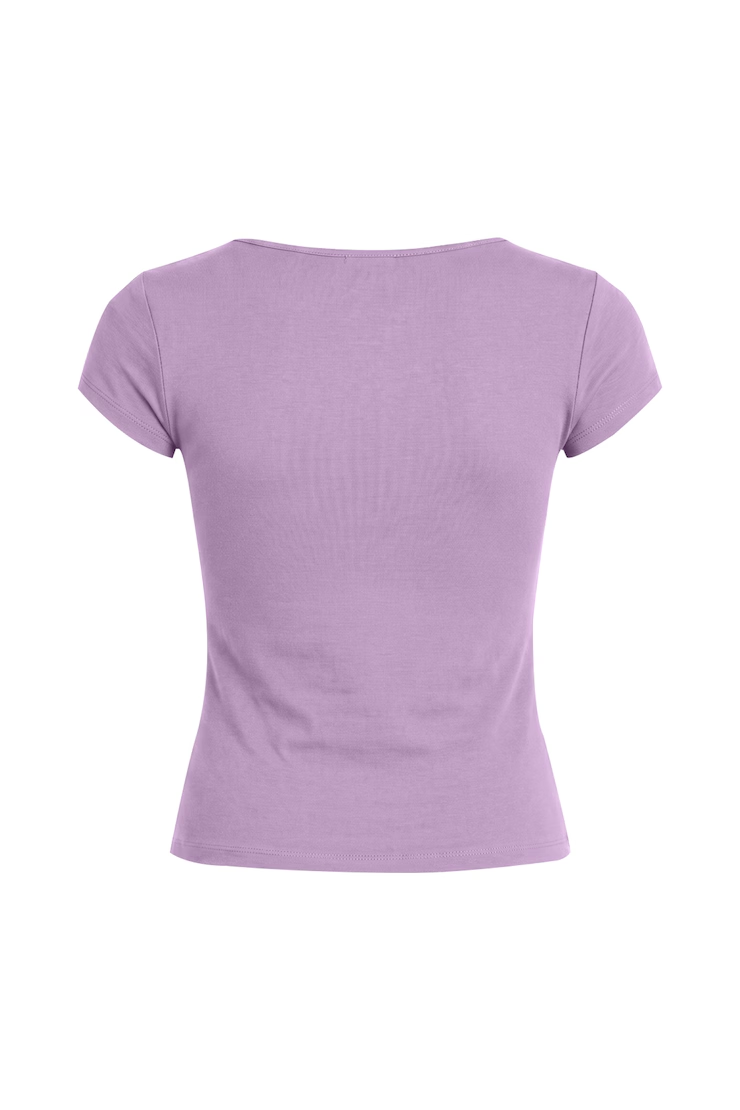 Sleek Plunge T-Shirt - Image 7