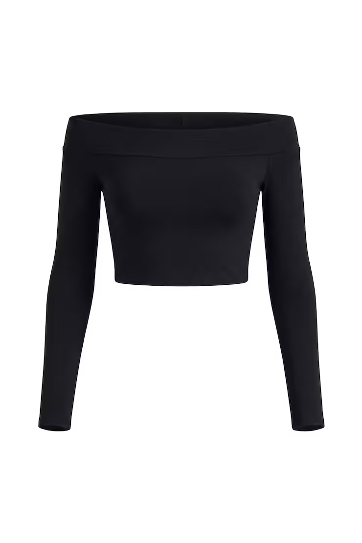 Alternative view of Sleek Off Shoulder Long Sleeve Top