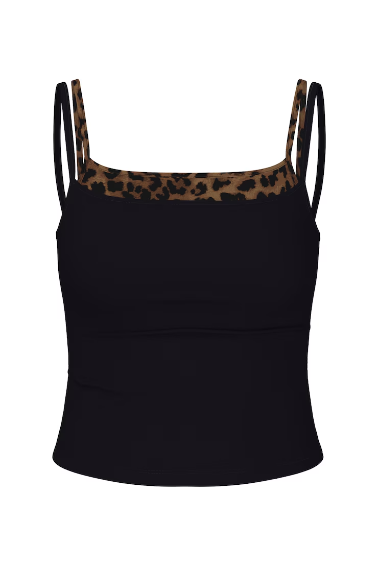 Alternative view of Sleek Double Layer Cami Top