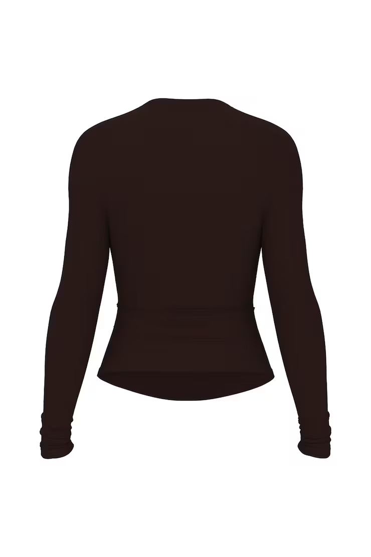 Sleek Crewneck Longsleeve Top - Image 7