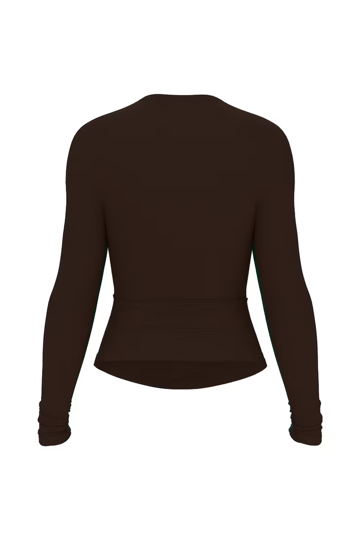 Sleek Crewneck Longsleeve Top - Image 7