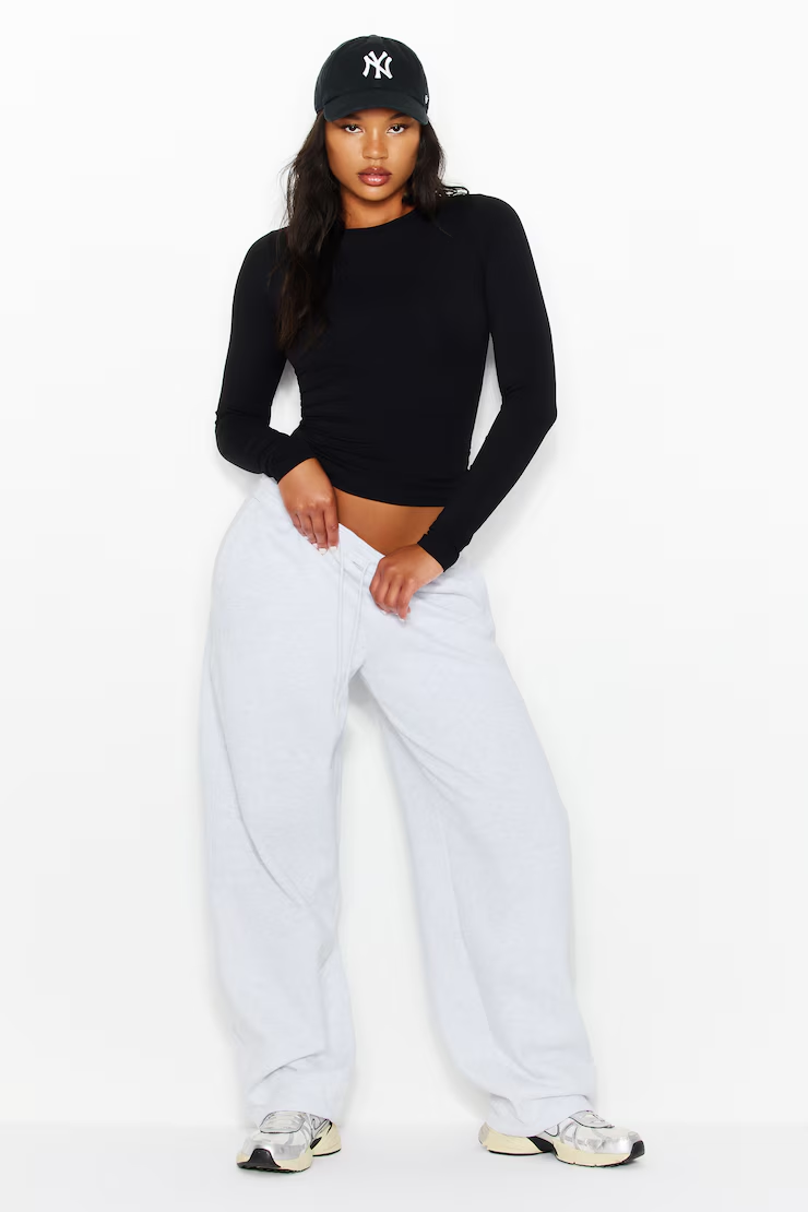 Alternative view of Sleek Crewneck Longsleeve Top