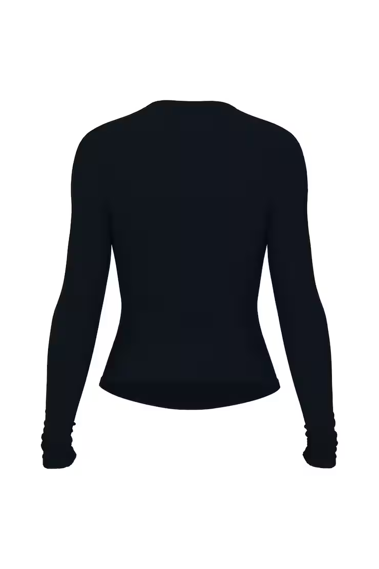 Sleek Crewneck Longsleeve Top - Image 7