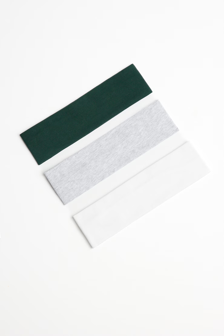 Set Of 3 Stretchy Headbands