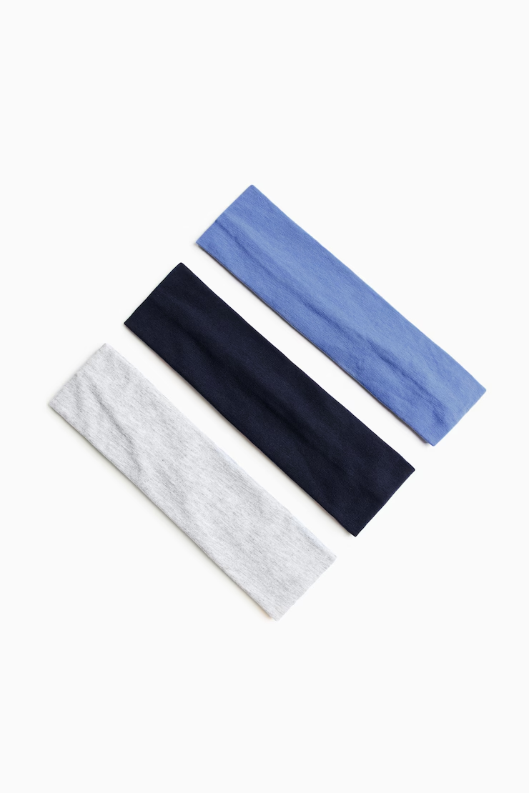 Set Of 3 Stretchy Headbands