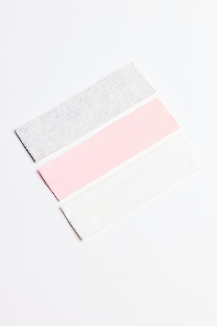 Set Of 3 Stretchy Headbands