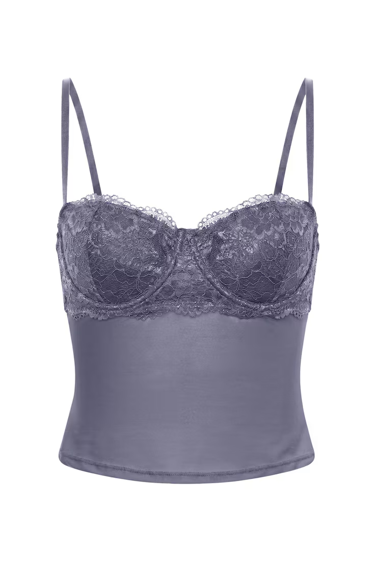 Sabrina Sheer Lace Corset Top - Image 2