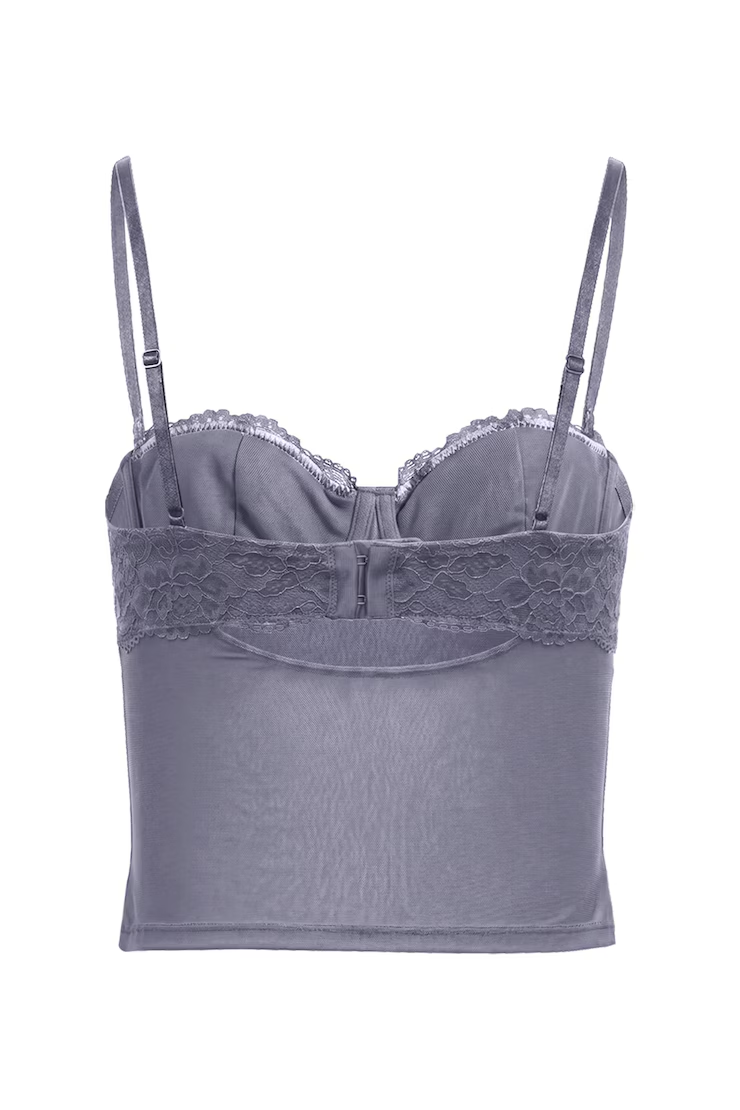 Sabrina Sheer Lace Corset Top - Image 7