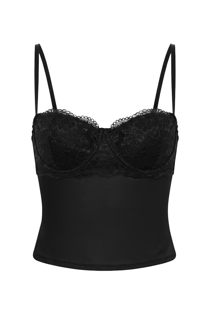 Sabrina Sheer Lace Corset Top - Image 3