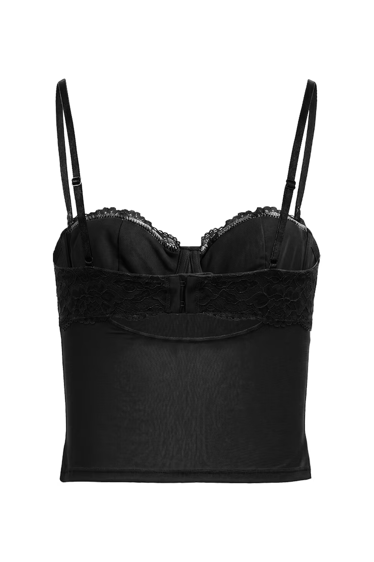Sabrina Sheer Lace Corset Top - Image 8