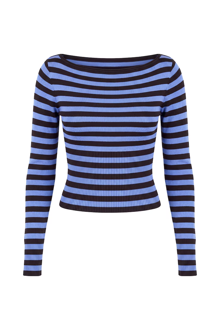 Alternative view of Ryan Fitted Boatneck Sweater